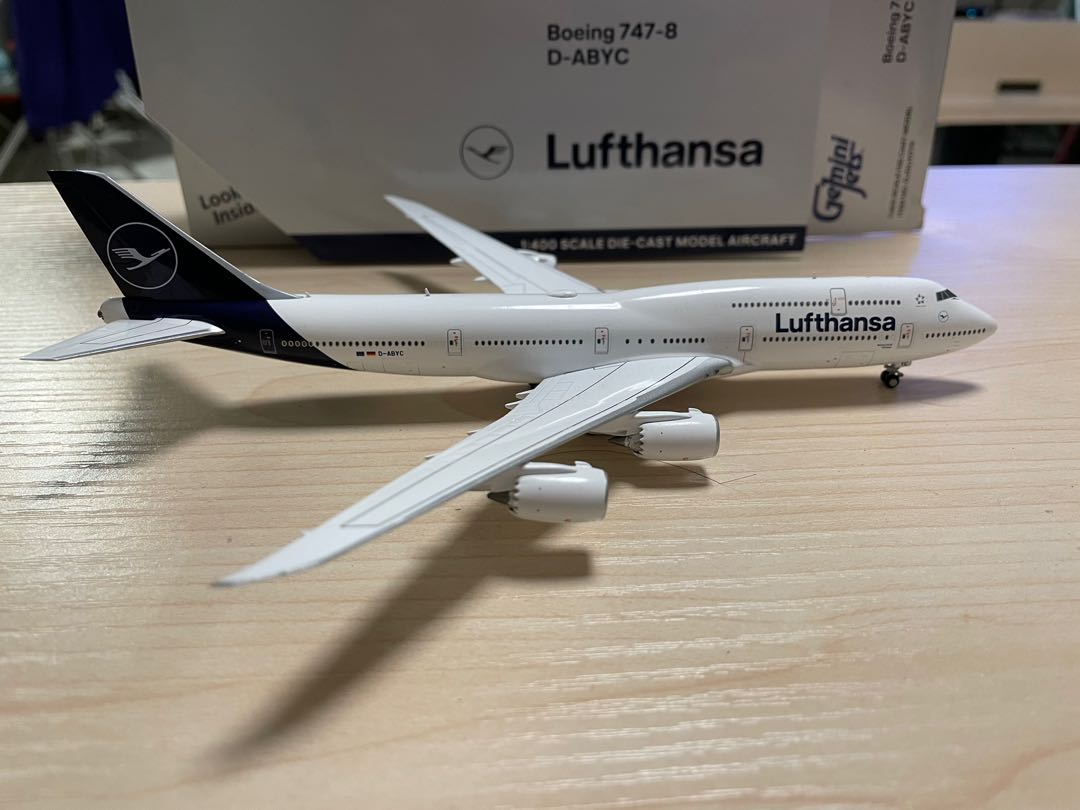 Gemini Jets 1:400 Lufthansa 德國漢莎航空B747-8i D-ABYC, 興趣及遊戲 