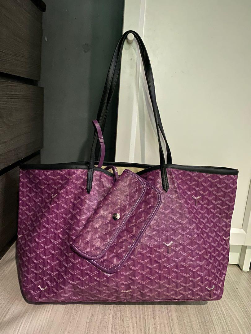 Goyard purple large tote bag, Luxury, Bags & Wallets on Carousell