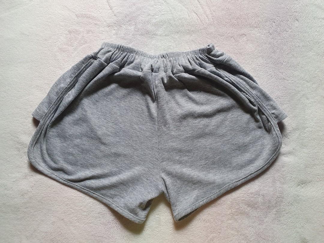 Gray Booty Shorts, Women's Fashion, Bottoms, Shorts on Carousell