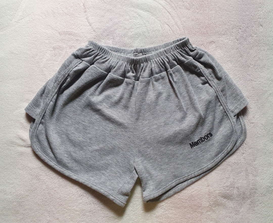 Gray Booty Shorts, Women's Fashion, Bottoms, Shorts on Carousell