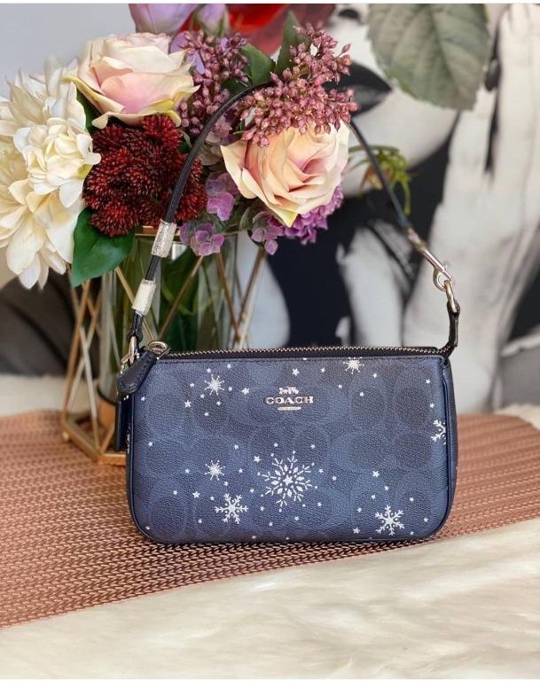 Nolita 19 in signature canvas with snowflake print new arrivals