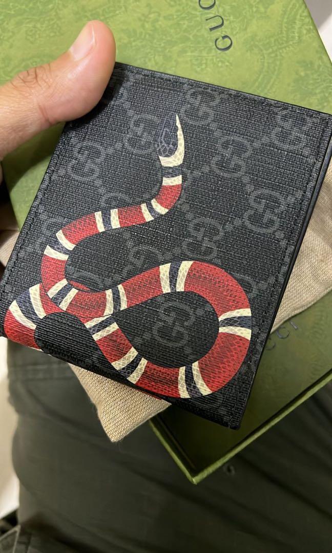 GUCCI SNAKE LONG WALLET, Men's Fashion, Watches & Accessories, Wallets &  Card Holders on Carousell