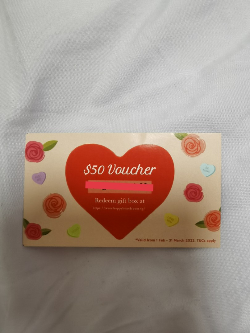 Happy Bunch 50 Voucher, Everything Else on Carousell