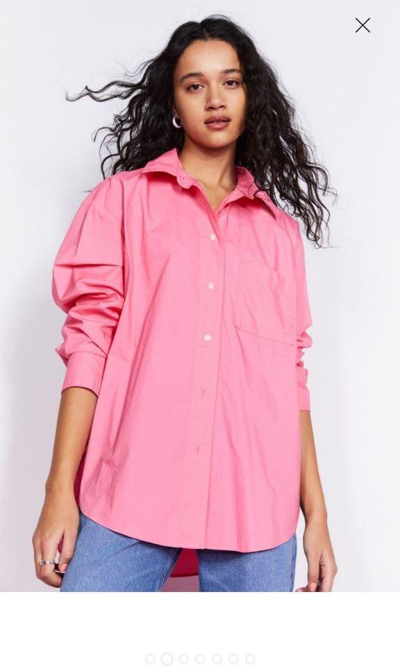 H&m shop pink blouse