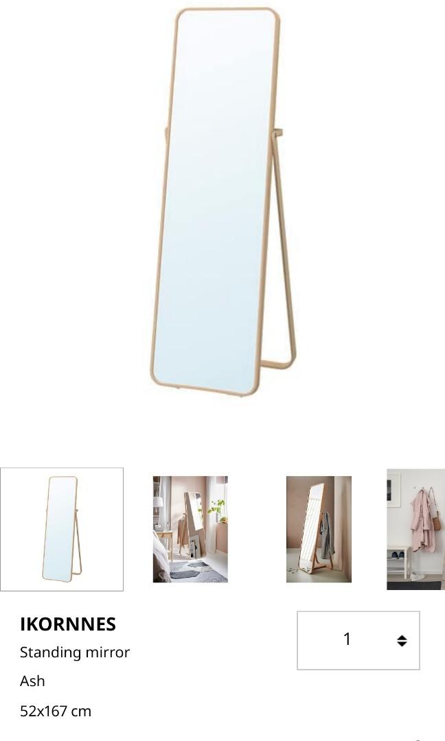 Ikea mirror IKORNNES, Furniture & Home Living, Home Decor, Mirrors on