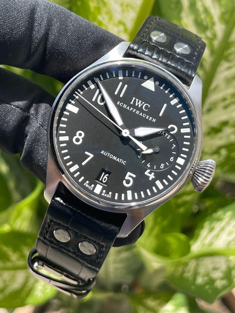 IWC Big Pilot 46MM 7 Days Power Reserve Preowned Men s Fashion