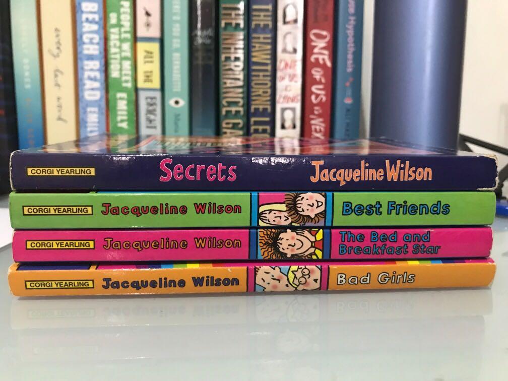 Jacqueline Wilson Books Set (Secrets, Best Friends, The Bed And