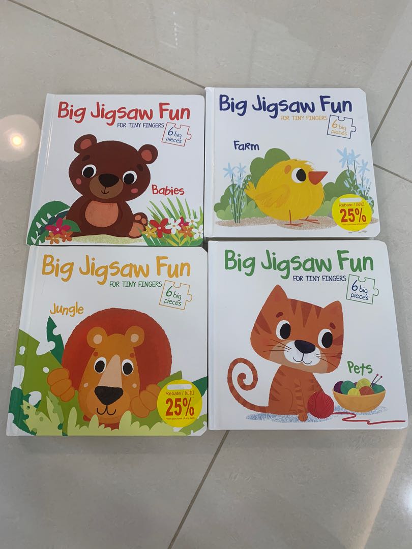 Jigsaw board books for toddlers, Hobbies & Toys, Books & Magazines