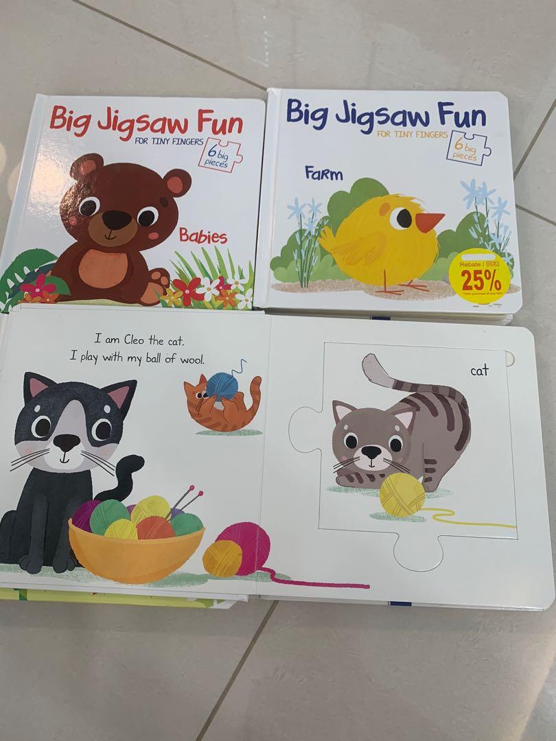 Jigsaw board books for toddlers, Hobbies & Toys, Books & Magazines