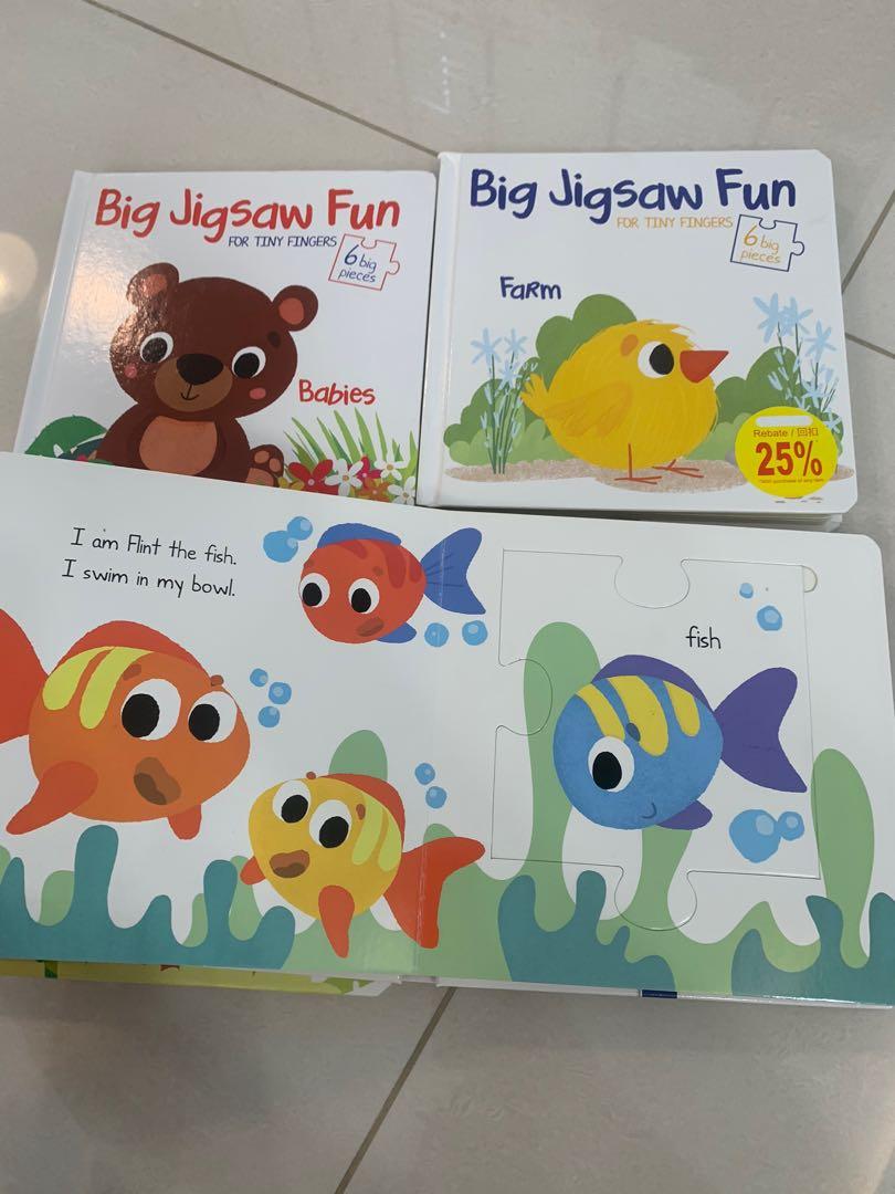 Jigsaw board books for toddlers, Hobbies & Toys, Books & Magazines