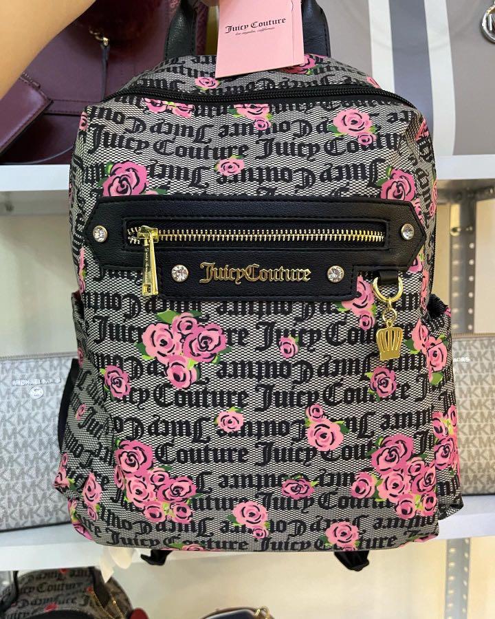 Juicy couture backpack clearance pink and black