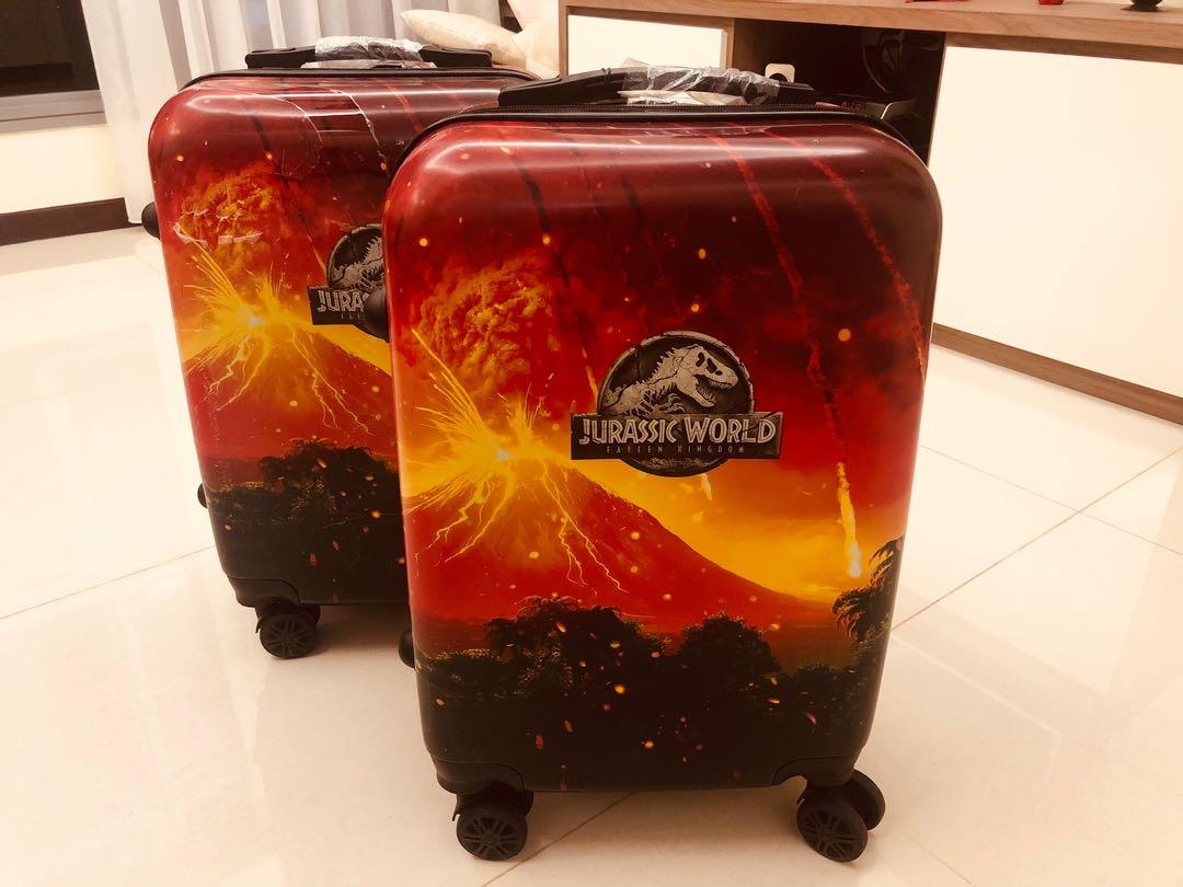 Travel Bags JURASSIC PARKS Portable Suitcase Special Trolley Handle Luggage Bag 