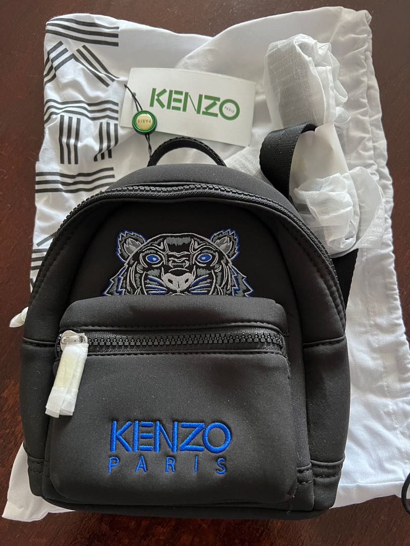 Kenzo mini top backpack black