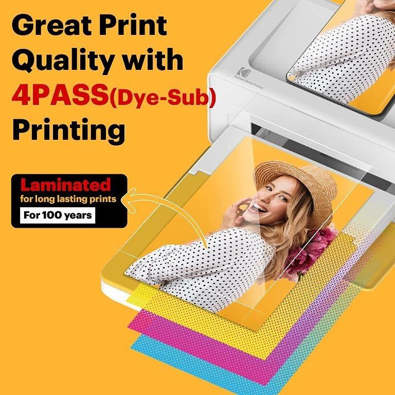 Kodak PD460 Dock Plus, 4x6" Instant Wireless Photo Printer 2021 Edition