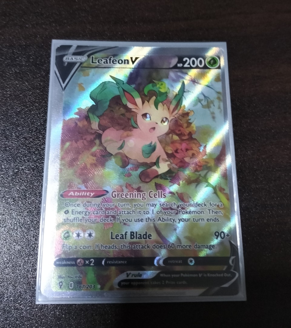 Best Leafeon artwork out there! 🍃 ✓ #leafeon #pokemontcg