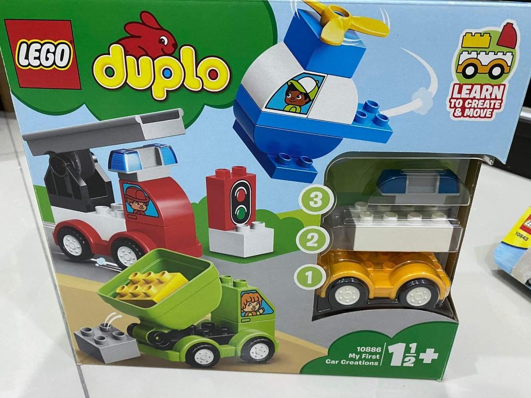  LEGO DUPLO My First Car Creations 10886 Building Blocks (34  Pieces) : Toys & Games