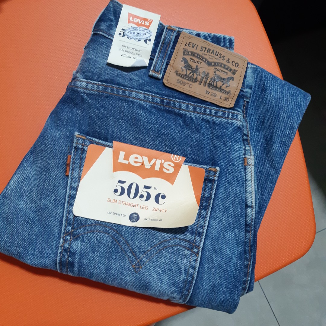 Levis 505c Limited Edition Orange Tab, Men's Fashion, Bottoms, Jeans on  Carousell