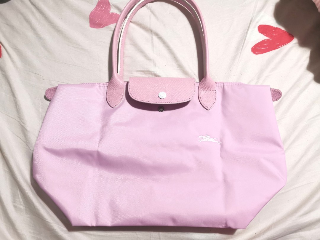 Pliage handbag Longchamp Pink in Plastic - 33036486