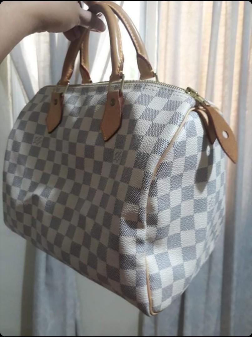 Louis Vuitton Damier Azur Speedy 30 White