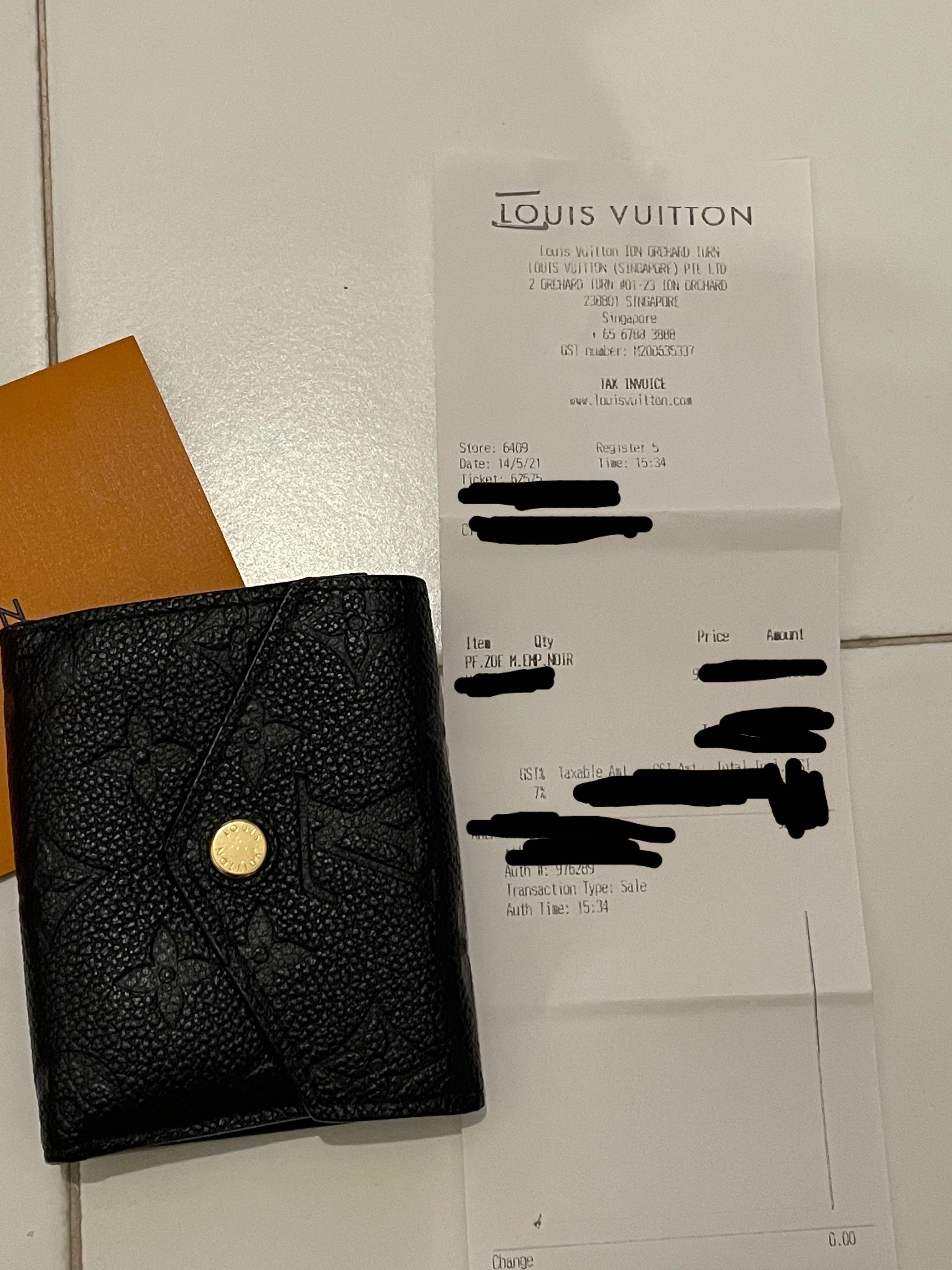 LV Zoe Wallet Monogram Empreinte Leather Tourterelle Compact, Luxury, Bags  & Wallets on Carousell