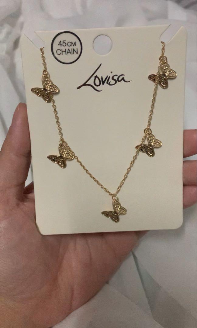 Butterfly outlet necklace lovisa