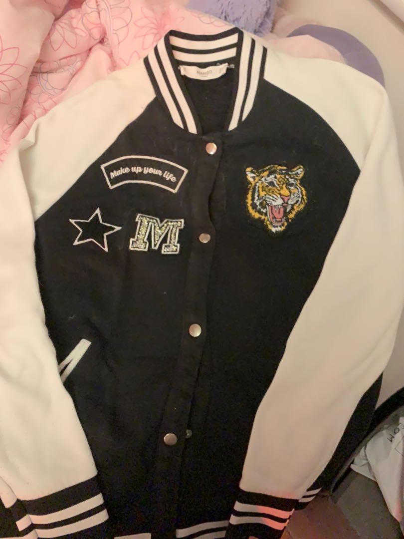 Mango varsity jacket online