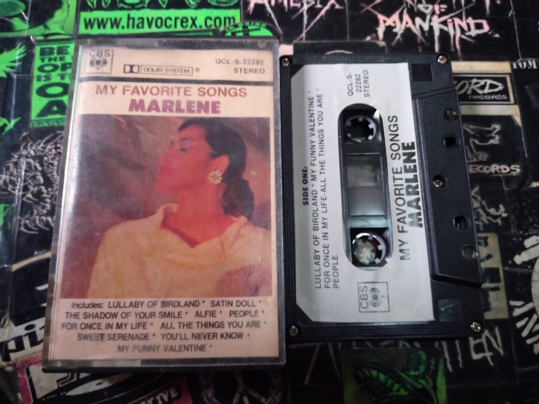 Marlene My Favorite Song Cassette Tape Hobbies Toys Music Media