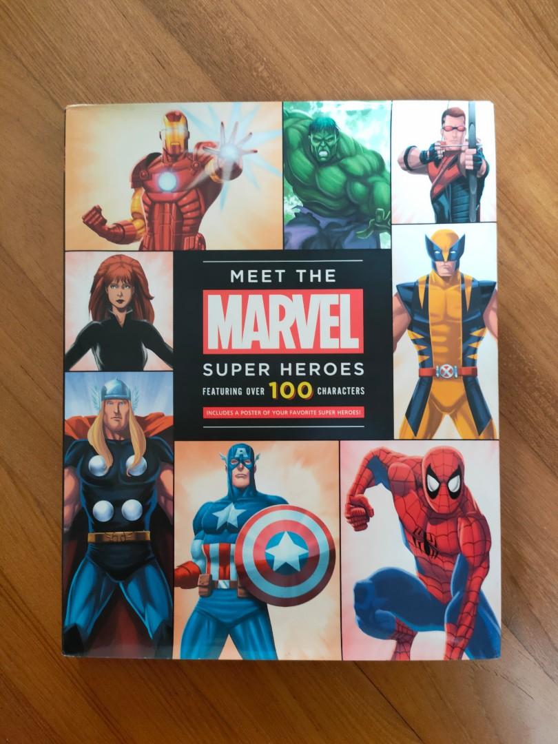 Meet The Marvel Super Heroes: Includes a Poster of Your Favorite Super  Heroes!
