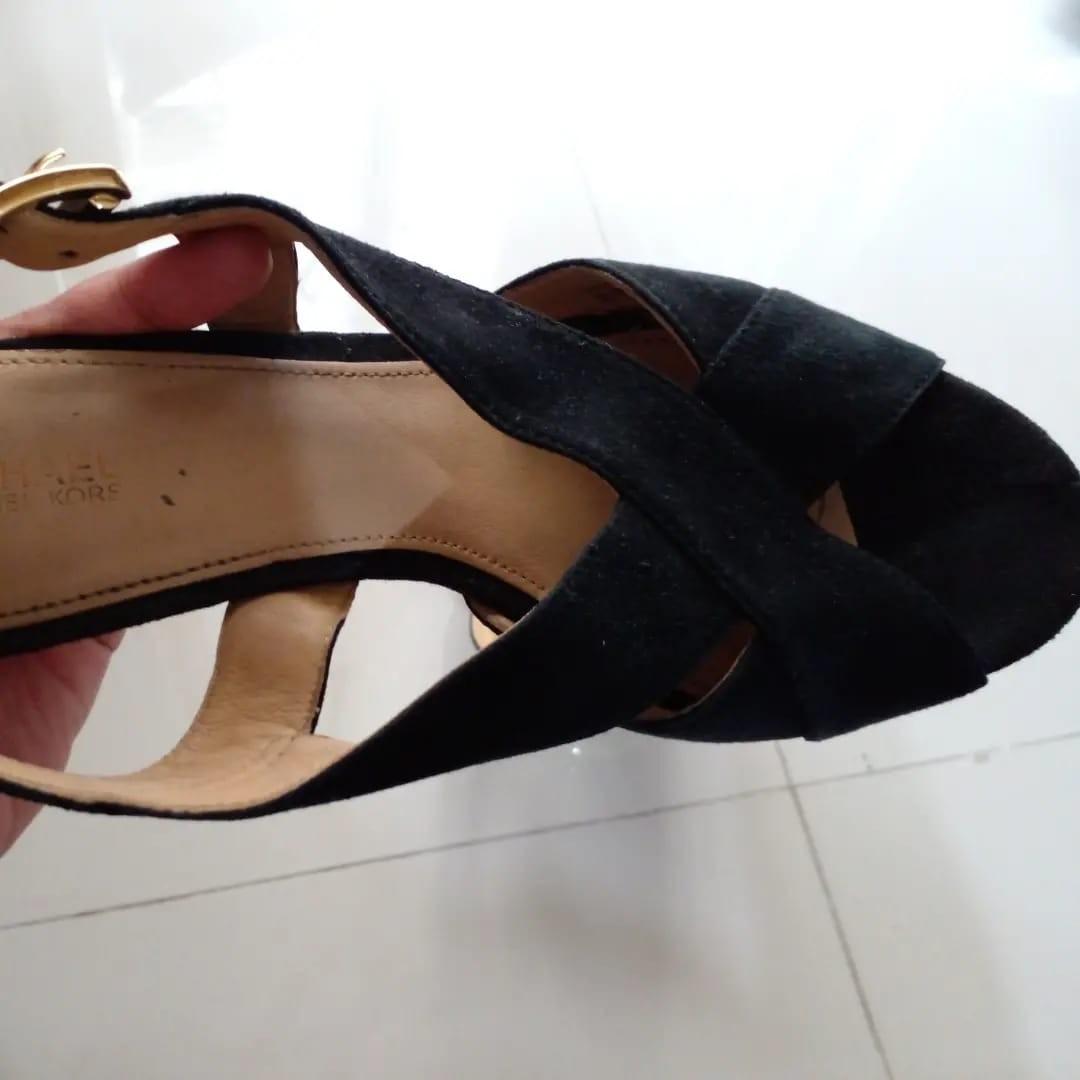 Michael kors shop becky sandals black