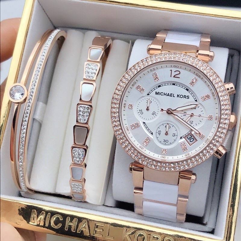 Michael Kors Set Watch, Luxury, Watches on Carousell