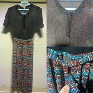 Midi Dress Motif