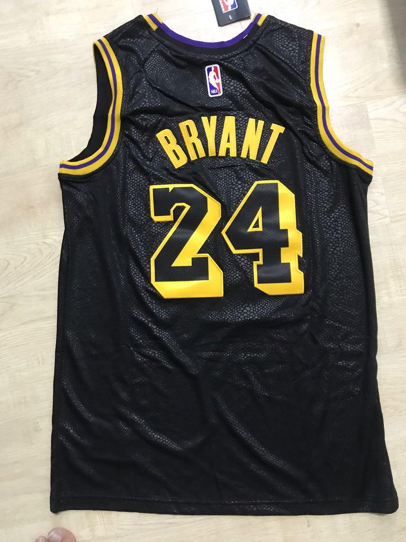 Kobe Bryant Baseball Jersey Shirt Black Mamba Kobe Bryant Jersey