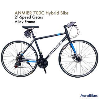 ANMIER Hybrid Bicycle 21 Speed NEW ARRIVAL