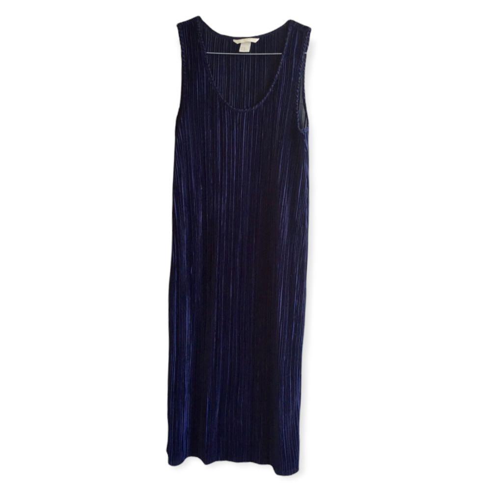 h\u0026m pleated satin midi dress size xs 