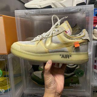 nike af1 ow 白色