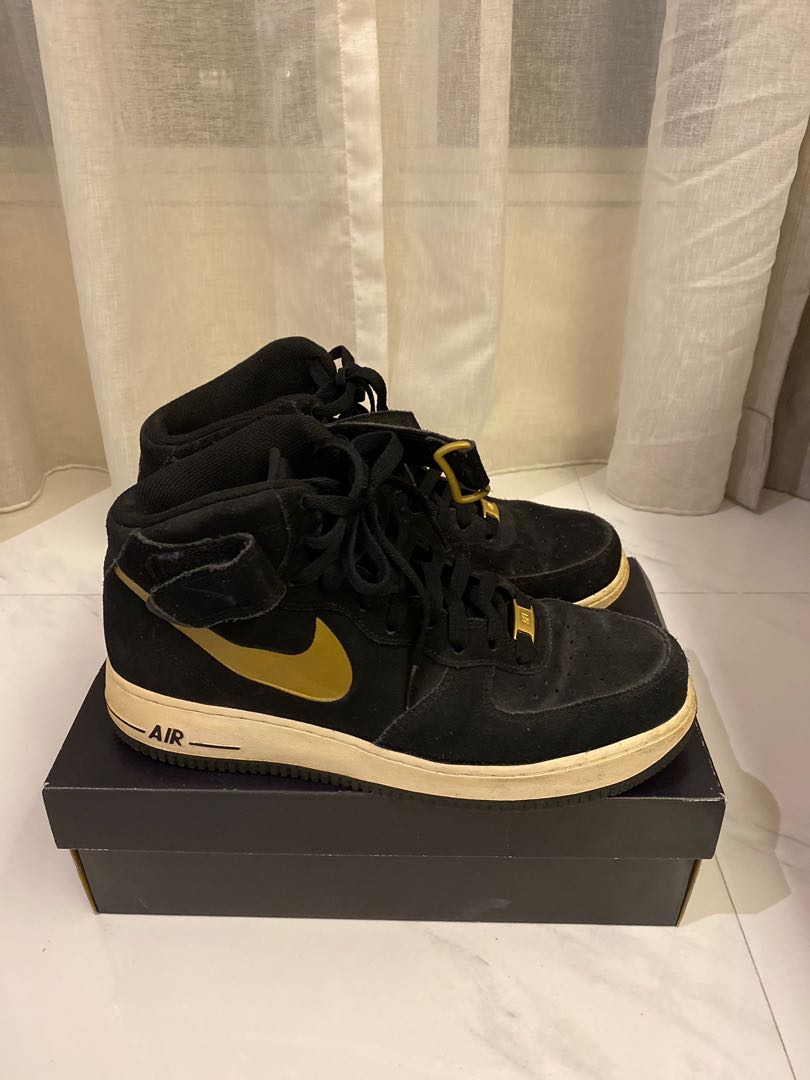 Air force hotsell 1 mid gold