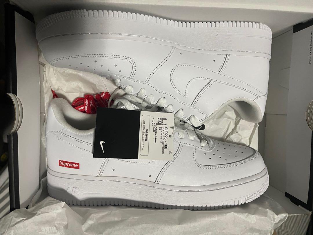 Nike Air Force 1 x Supreme Men s Fashion Footwear Sneakers on