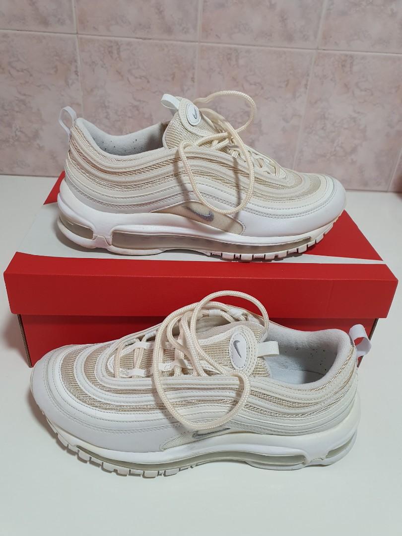 Nike air max 97 triple white wolf grey hotsell
