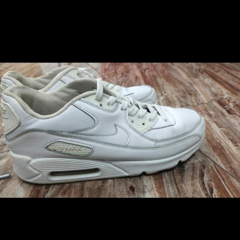 leather white air max