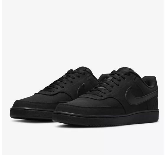 nike court vision low sneakers in triple white