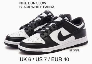Nike Dunk Low Black White Panda UK6/US7 Men