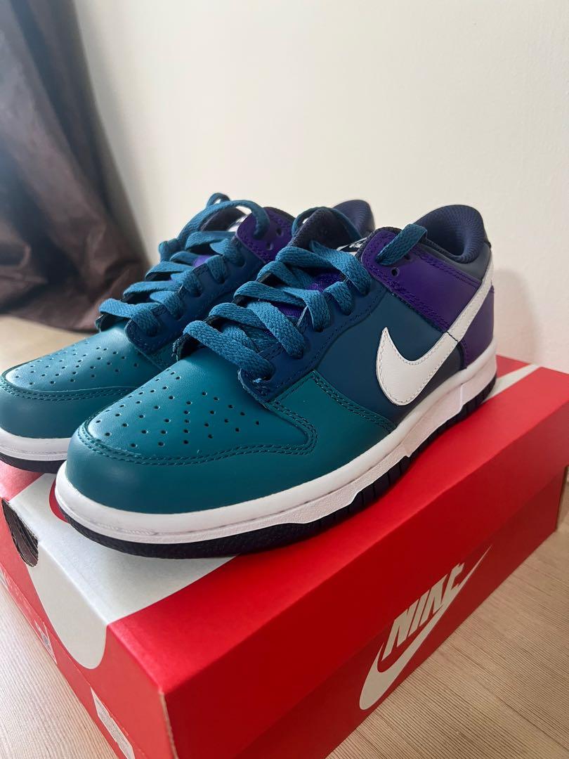 Purple and teal clearance sneakers