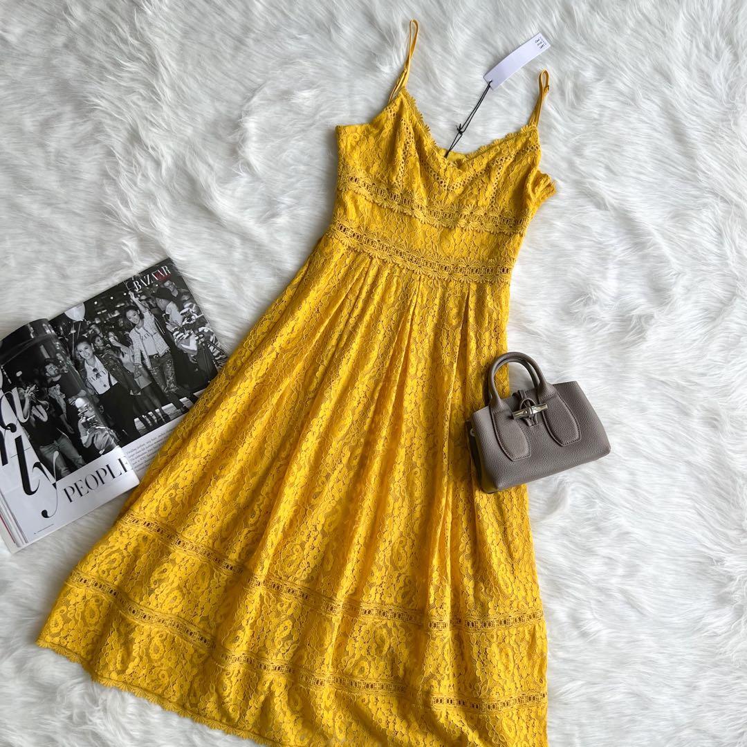 Nsr sleeveless lace midi dress hot sale