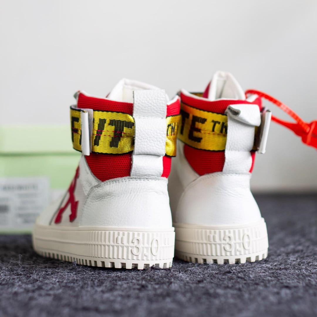 Off white industrial high top discount