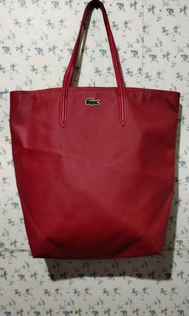 Original Lacoste Big TOTE Bag, Women's Fashion, Bags & Wallets, Tote Bags on Carousell