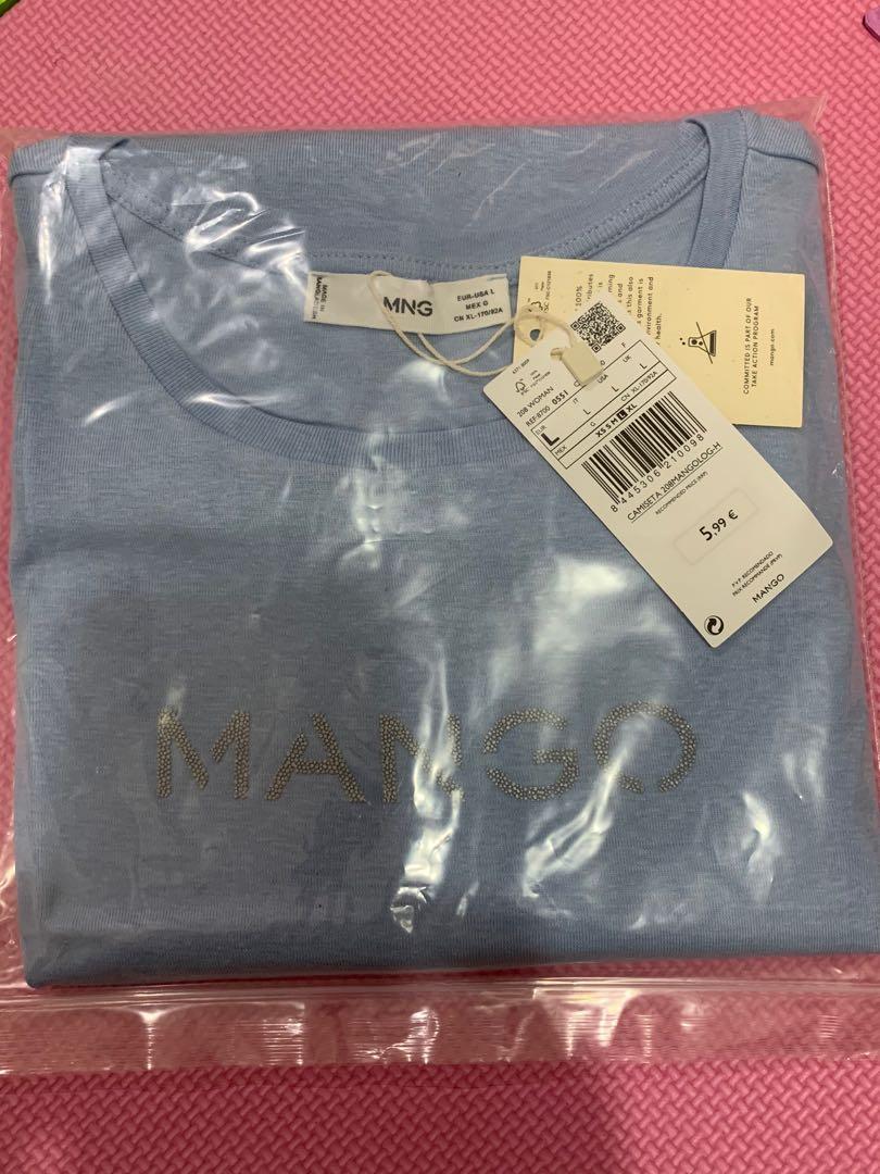 Original Mango Tee / shirt (Category: Shirts) located in Marilao. Submitted by agonold (Listing ID 1145134320, Image 2). Description: Original Mango tee / shirt Size Large Brand new / unused Color Light pastel blue RFS: Decluttering.