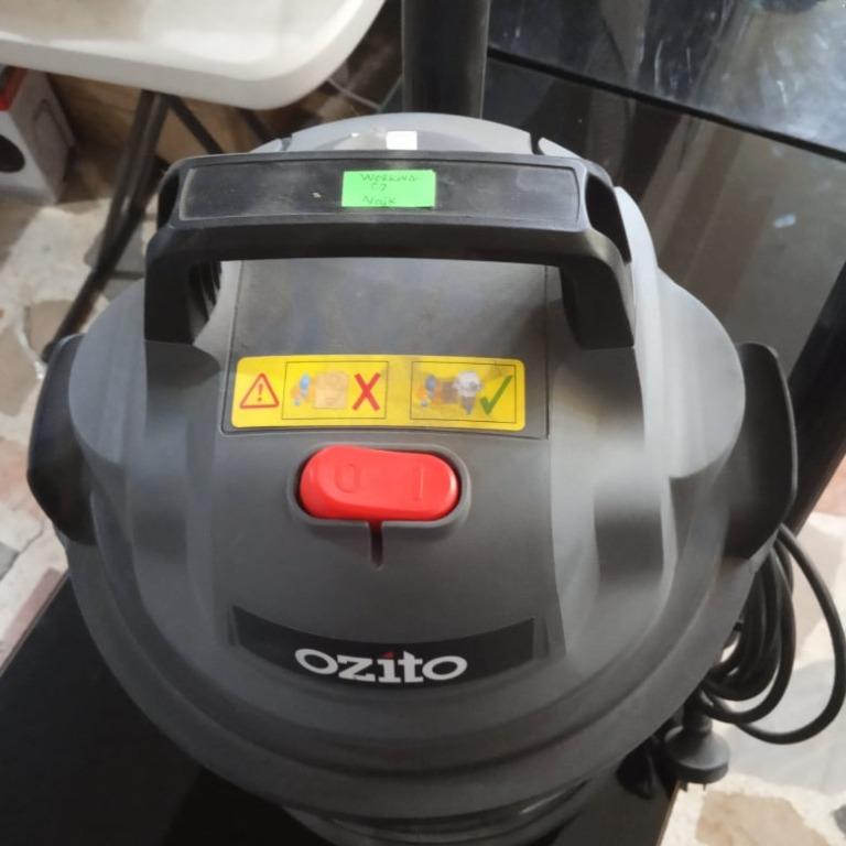 OZITO WET AND DRY VACUUM, Commercial & Industrial, Construction Tools & Equipment on Carousell
