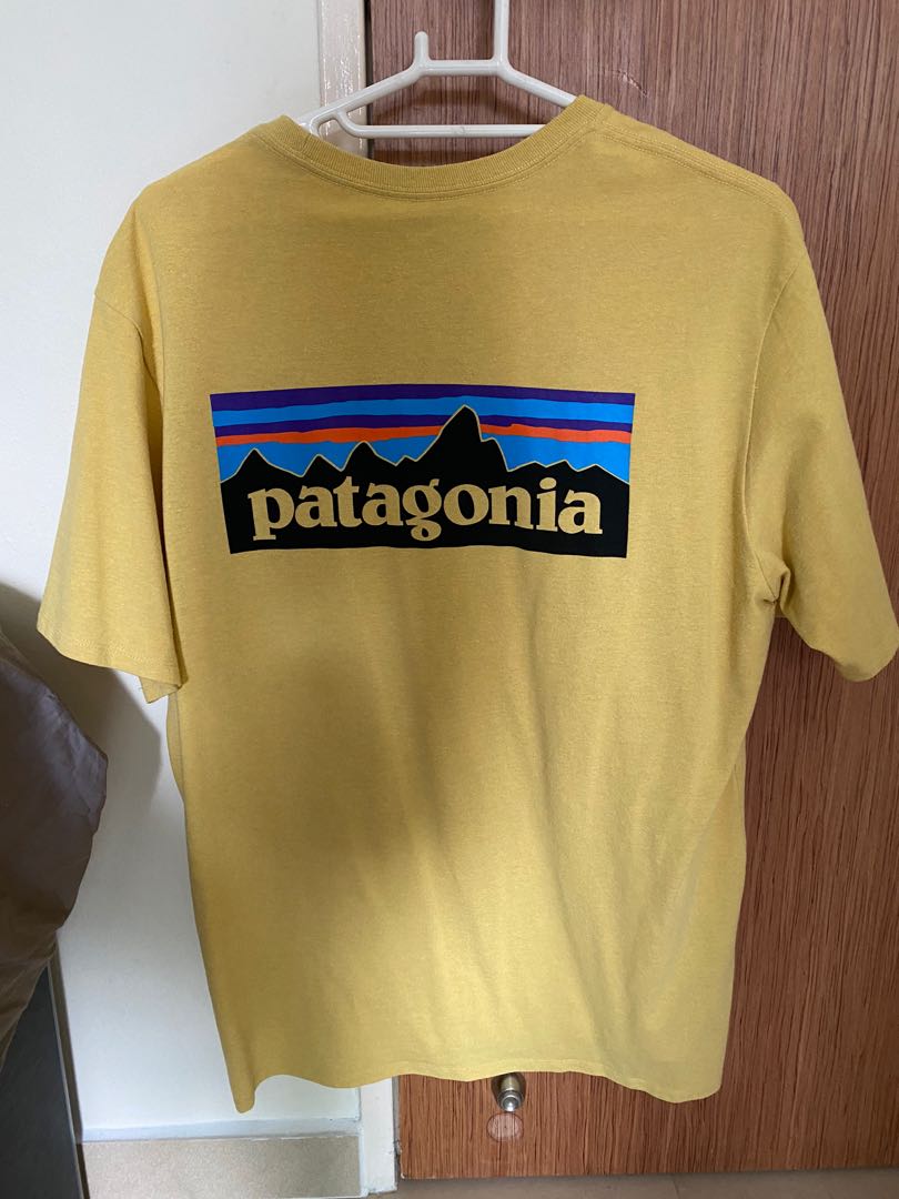 Yellow patagonia tee clearance