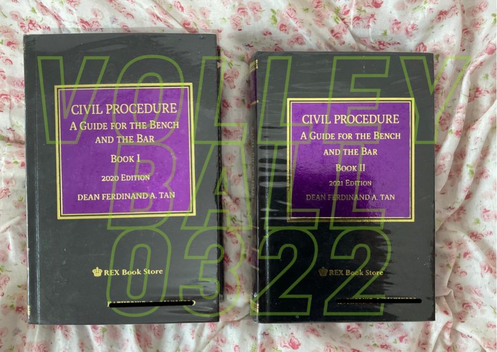 [PHILIPPINE LAW REX BOOKSTORE] Civil Procedure Books I and II (2020