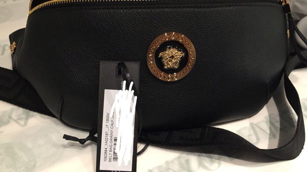 Waist sale bag versace